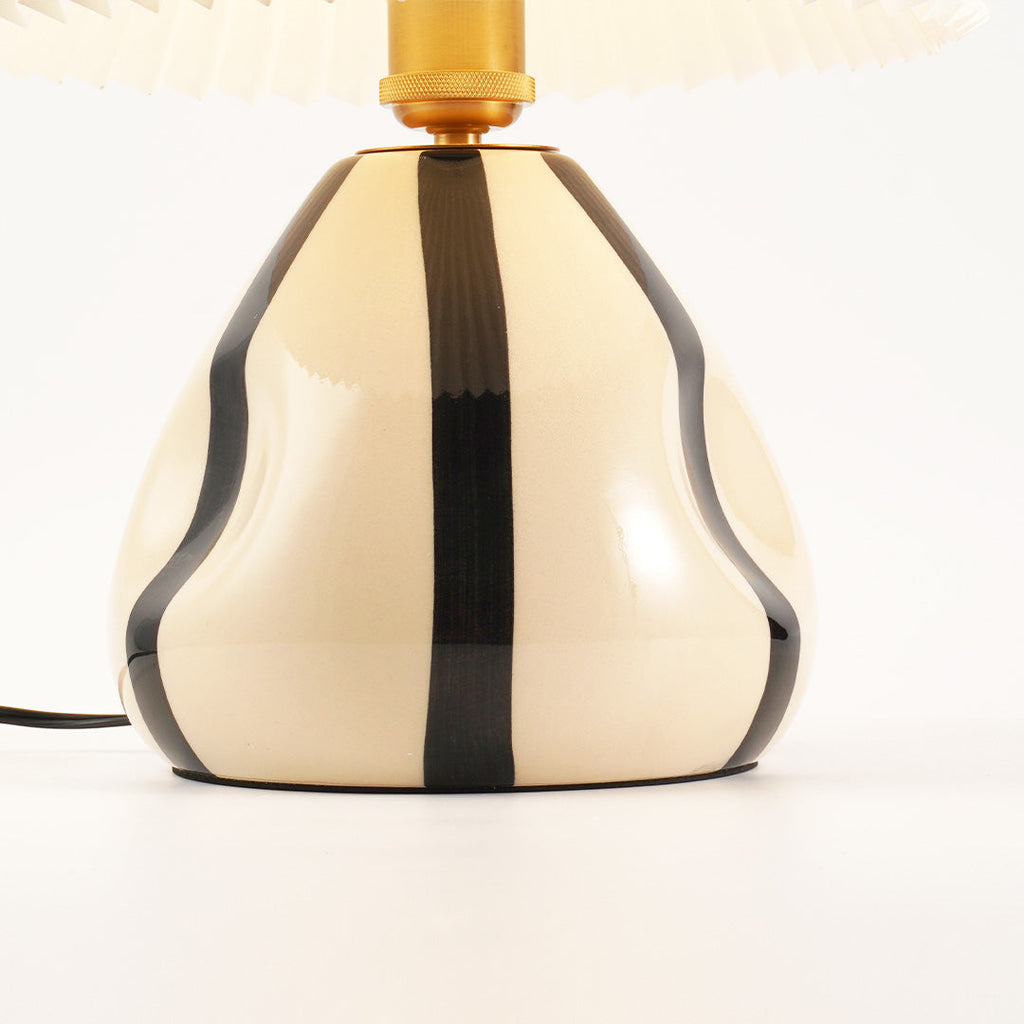 Ceramic Table Lamp | Vintage Accent Lighting for Bedroom & Living Room | Lologe