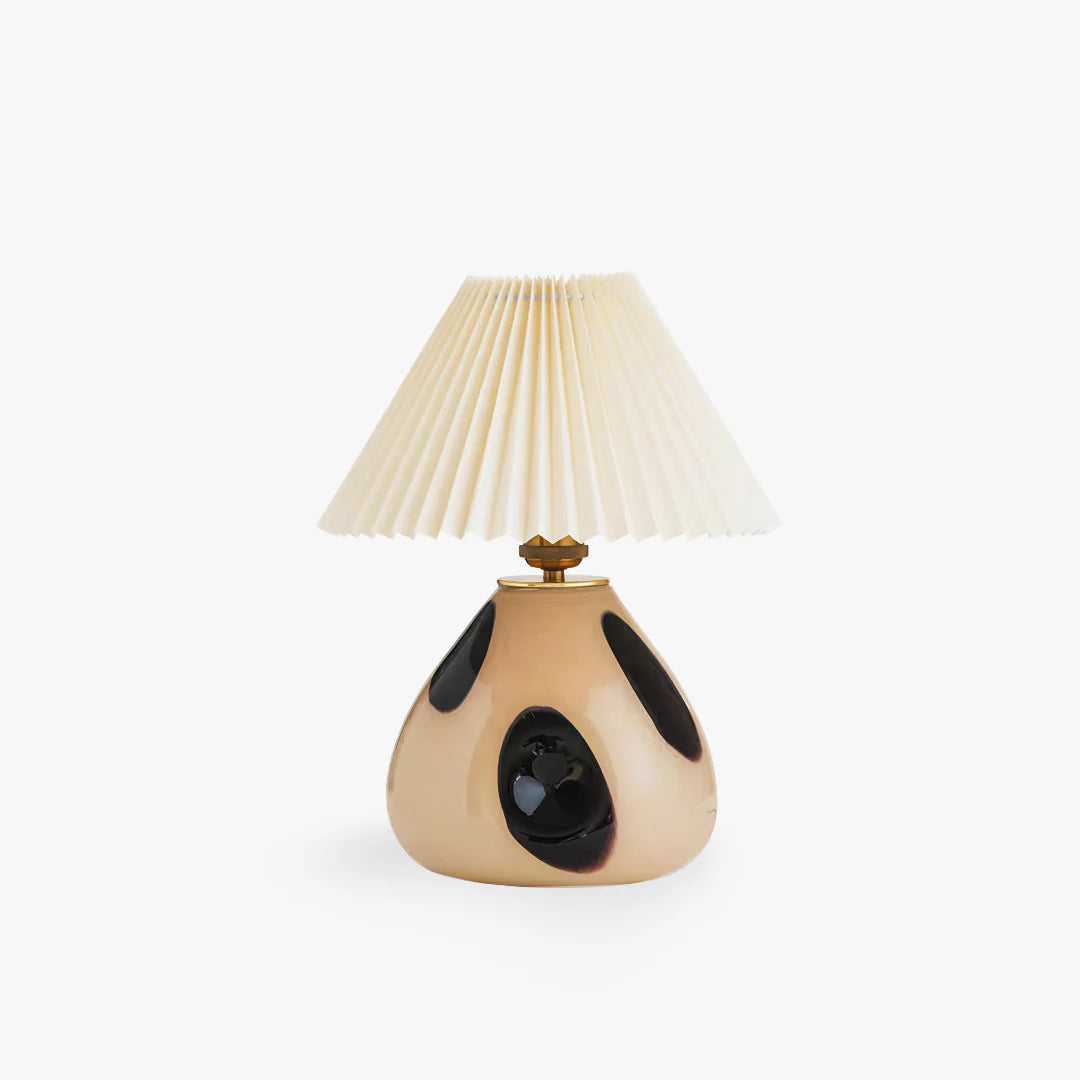 Ceramic Table Lamp | Vintage Accent Lighting for Bedroom & Living Room | Lologe