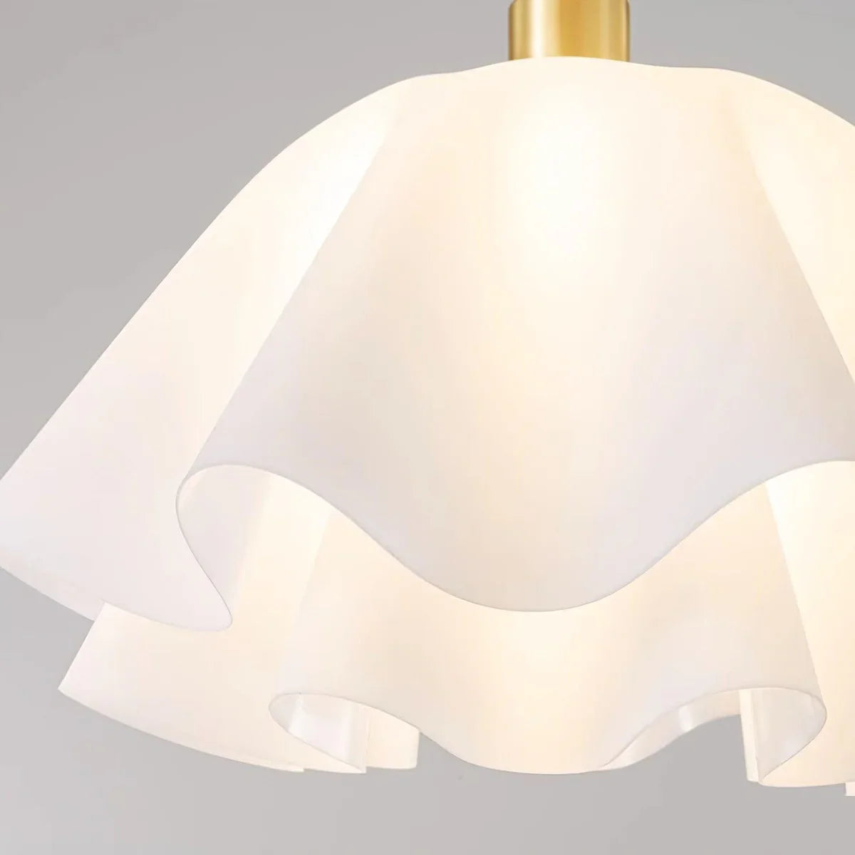 White Flower Ceiling Light | Vintage Floral Flush Mount Lighting | Lologe