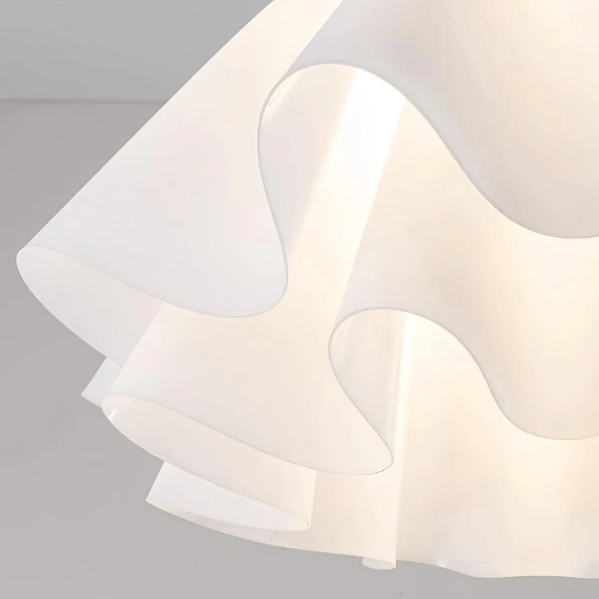 White Flower Ceiling Light | Vintage Floral Flush Mount Lighting | Lologe