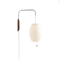 Silk Wall Lamp | Wabi-Sabi Sconce for Bedroom & Hallway Lighting | Lologe