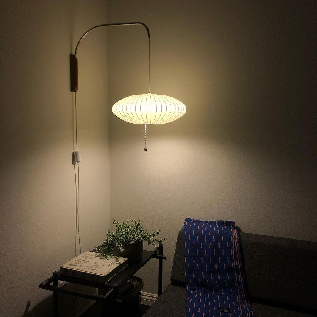 Silk Wall Lamp | Wabi-Sabi Sconce for Bedroom & Hallway Lighting | Lologe