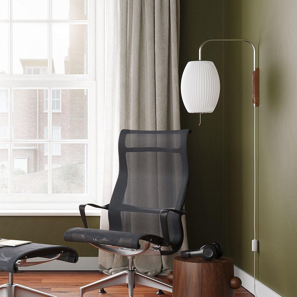 Silk Wall Lamp | Wabi-Sabi Sconce for Bedroom & Hallway Lighting | Lologe