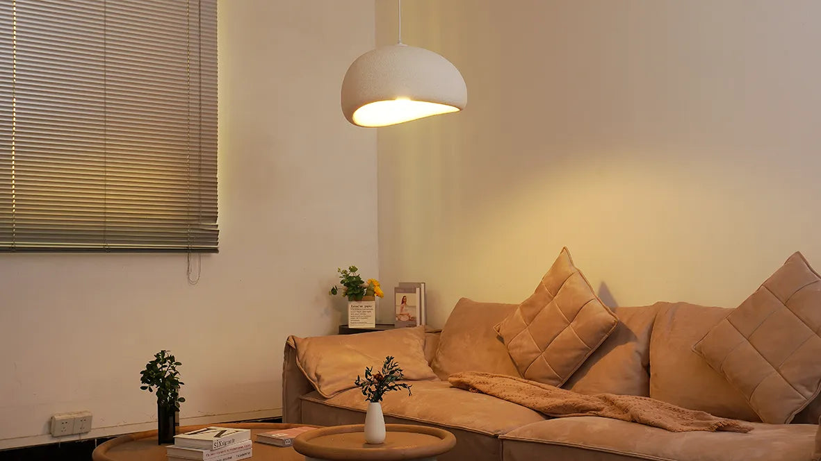 Wabi-Sabi Pendant Light | Minimalist Ceiling Lighting for Dining Room | Lologe
