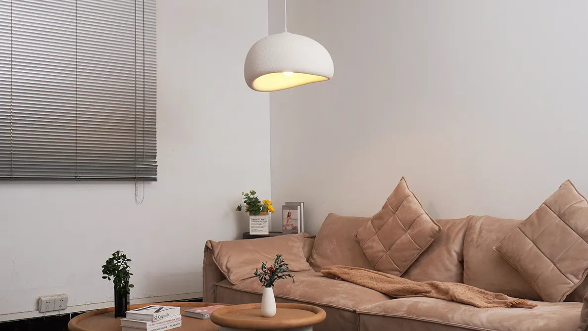 Wabi-Sabi Pendant Light | Minimalist Ceiling Lighting for Dining Room | Lologe