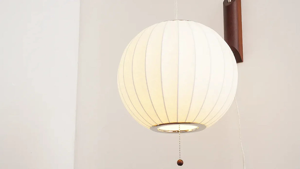 Silk Wall Lamp | Wabi-Sabi Sconce for Bedroom & Hallway Lighting | Lologe
