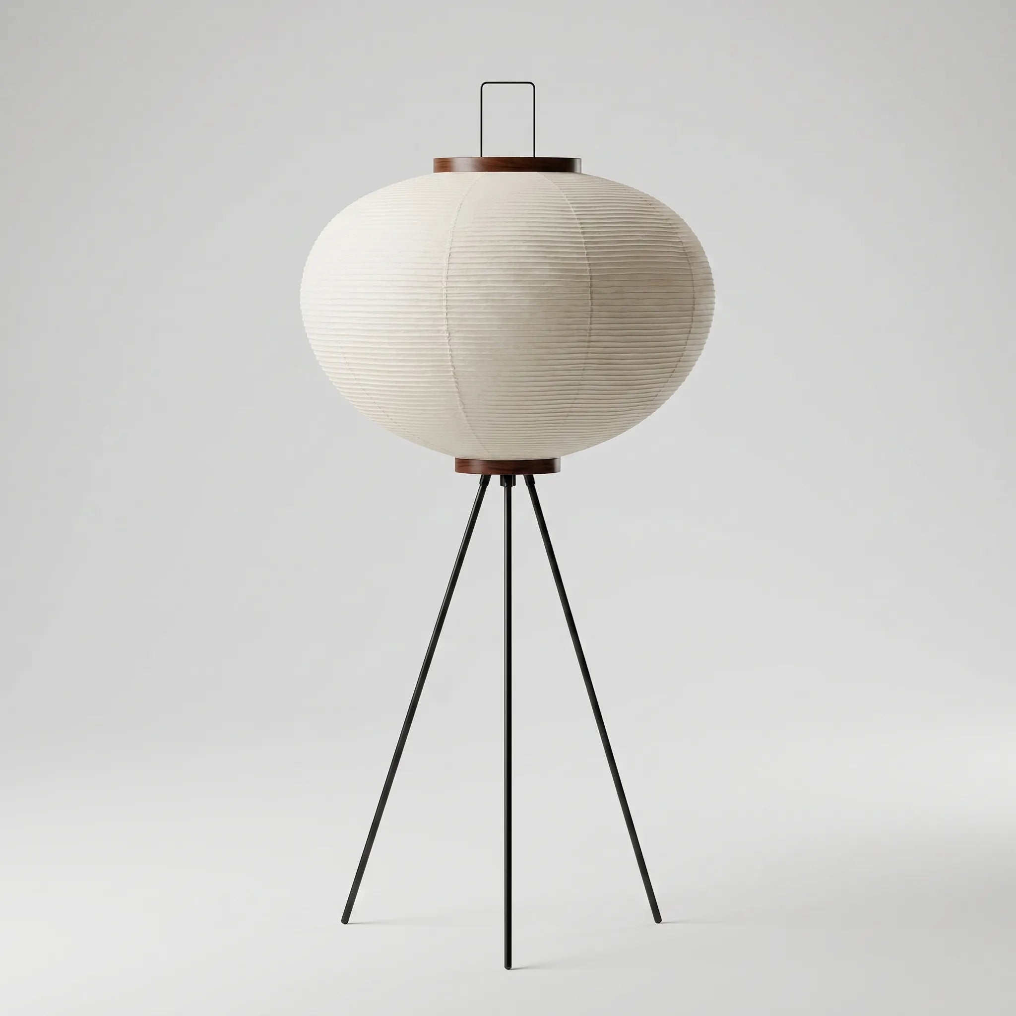 Wabiru - Japanese-Inspired Tripod Floor Lamp- Ambient Room Lighting