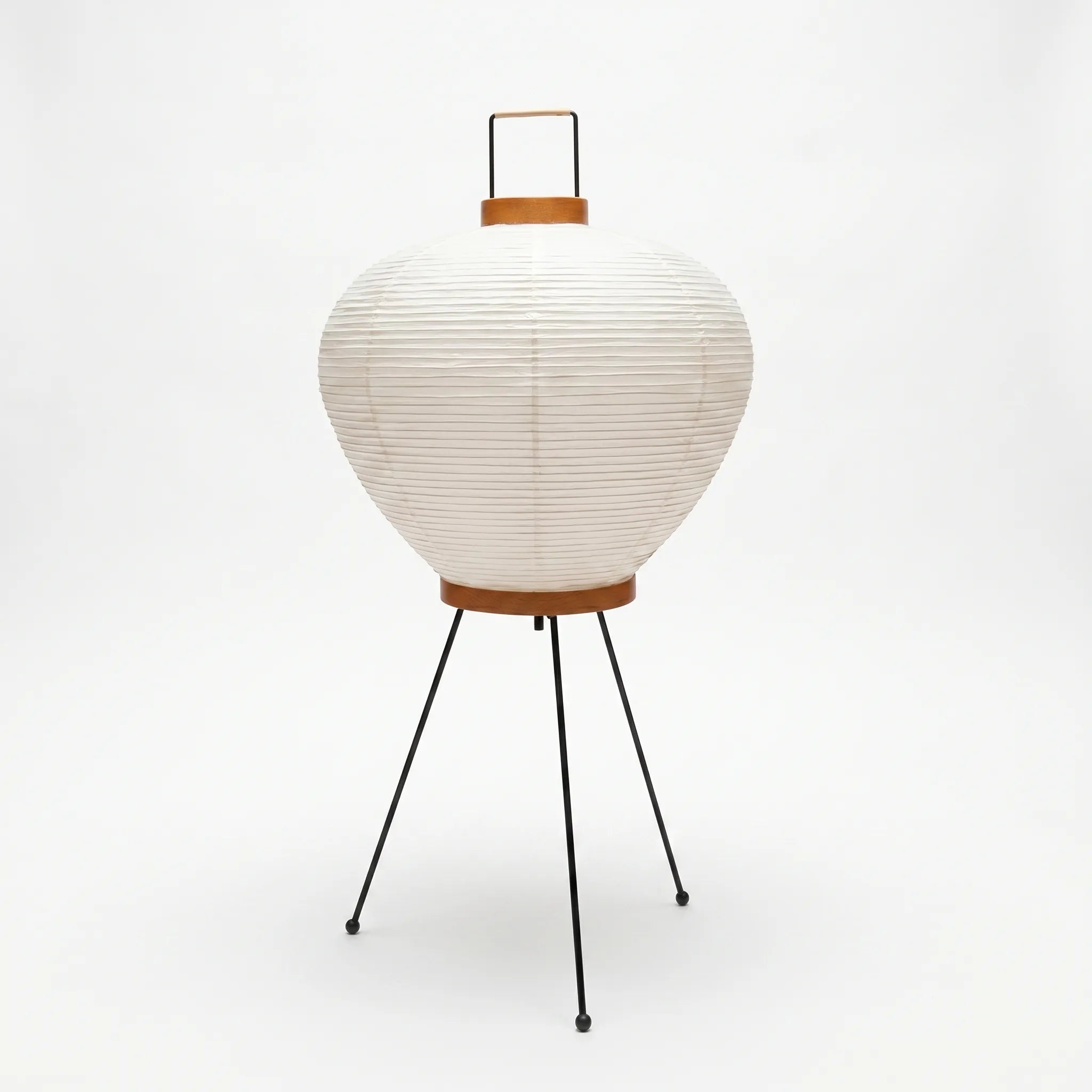 Wabiru - Japanese-Inspired Tripod Floor Lamp- Ambient Room Lighting