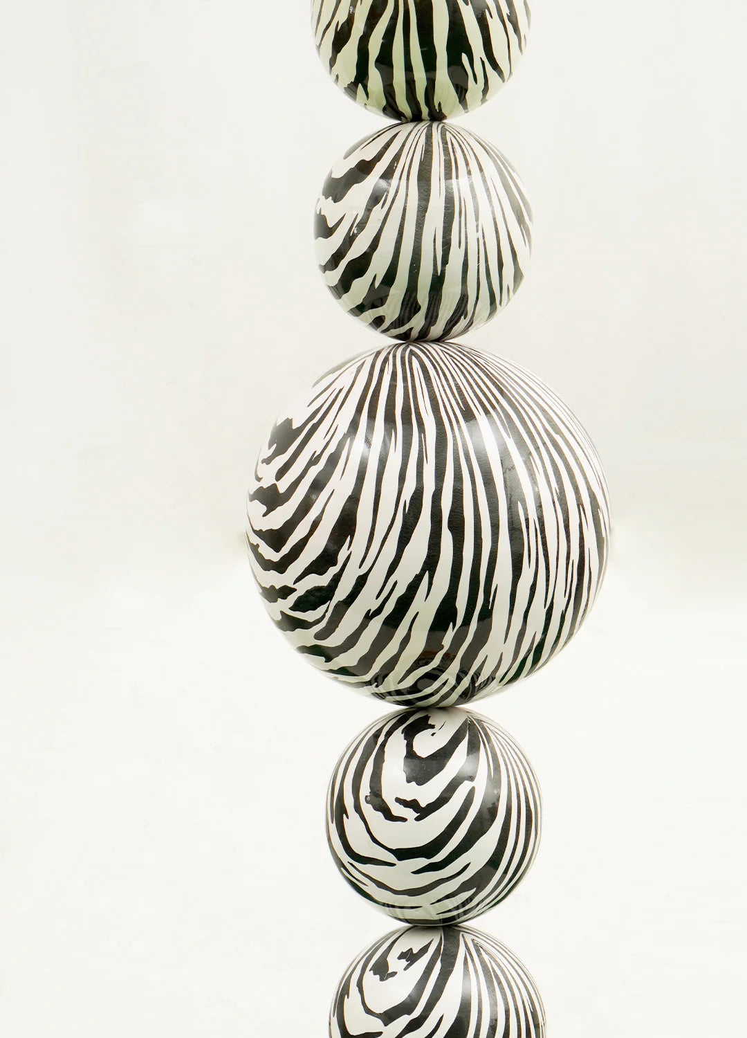 Zebra Floor Lamp | Animal Art Standing Light for Living Room Decor | Lologe