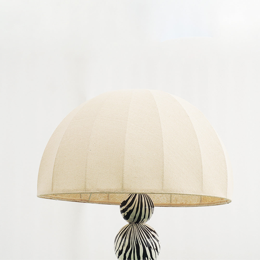 Zebra Floor Lamp | Animal Art Standing Light for Living Room Decor | Lologe