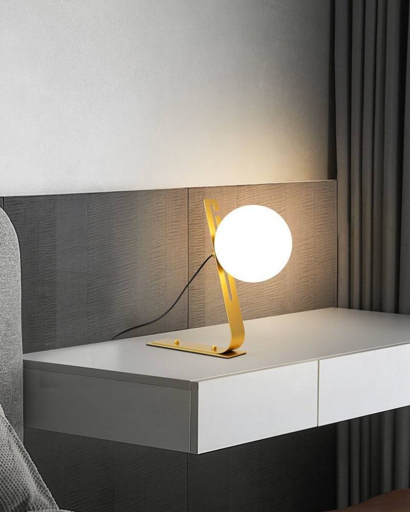 Modern Table Lamp | Gradient Glass Accent Lighting for Living Room | Lologe