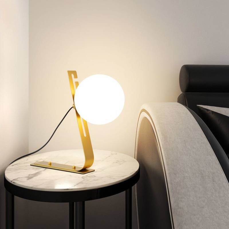Modern Table Lamp | Gradient Glass Accent Lighting for Living Room | Lologe