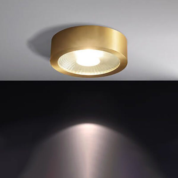 LED Flush Mount Ceiling Light | Living Room | All Copper | Ultra Thin Modern Lighting | Lologe