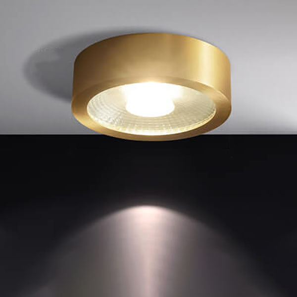 LED Flush Mount Ceiling Light | Living Room | All Copper | Ultra Thin Modern Lighting | Lologe