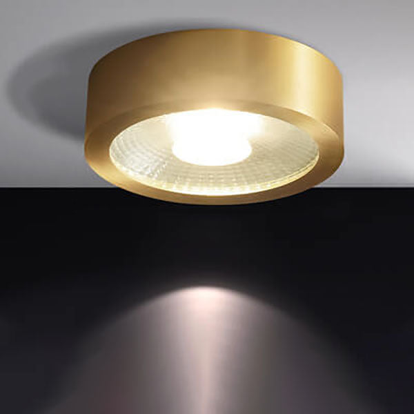 LED Flush Mount Ceiling Light | Living Room | All Copper | Ultra Thin Modern Lighting | Lologe