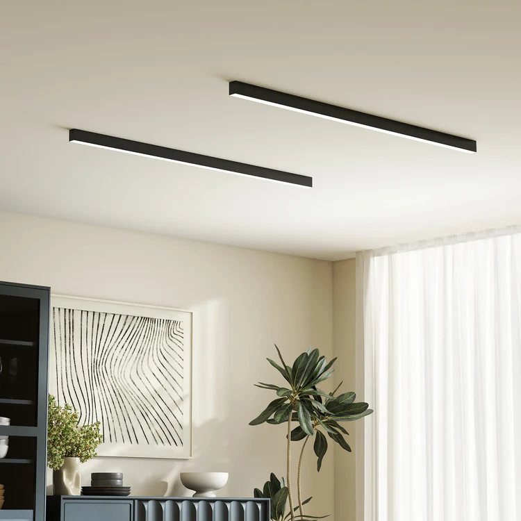 Modern Linear LED Ceiling Light | Hallway | Linear Design | Flush Mount | Minimalist | Lologe