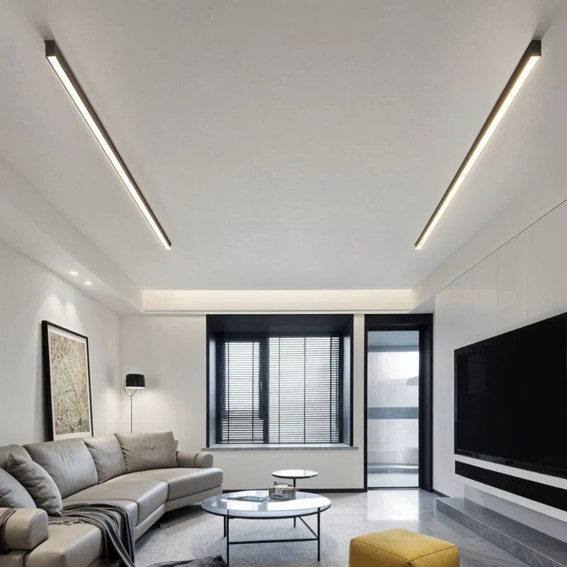 Modern Linear LED Ceiling Light | Hallway | Linear Design | Flush Mount | Minimalist | Lologe