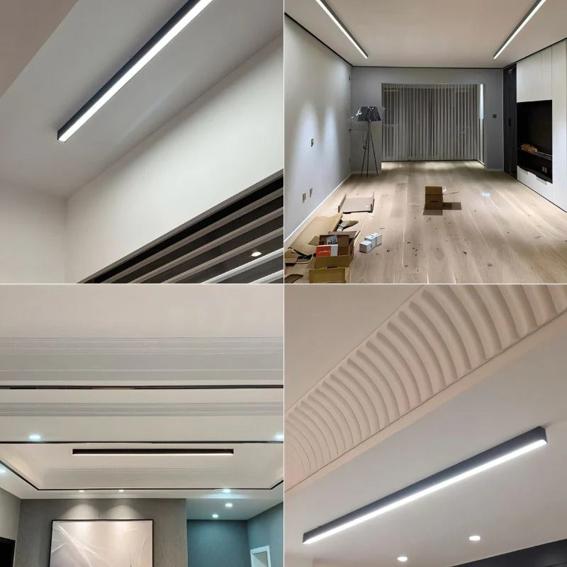 Modern Linear LED Ceiling Light | Hallway | Linear Design | Flush Mount | Minimalist | Lologe