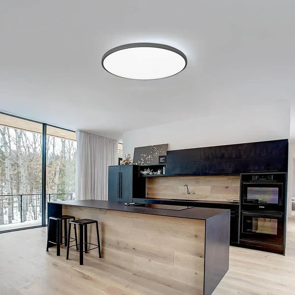 Contemporary LED Ceiling Light | Living Room Bedroom | Flush Mount | Minimalist | 3000K | Lologe