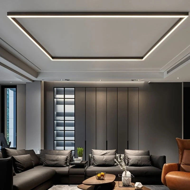 Modern Linear LED Ceiling Light | Hallway | Linear Design | Flush Mount | Minimalist | Lologe