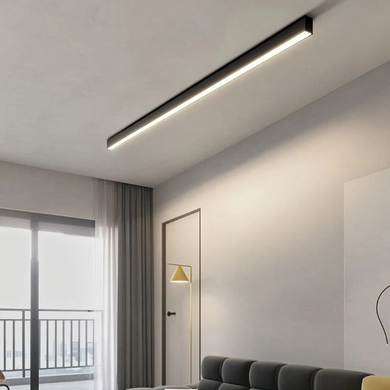 Modern Linear LED Ceiling Light | Hallway | Linear Design | Flush Mount | Minimalist | Lologe